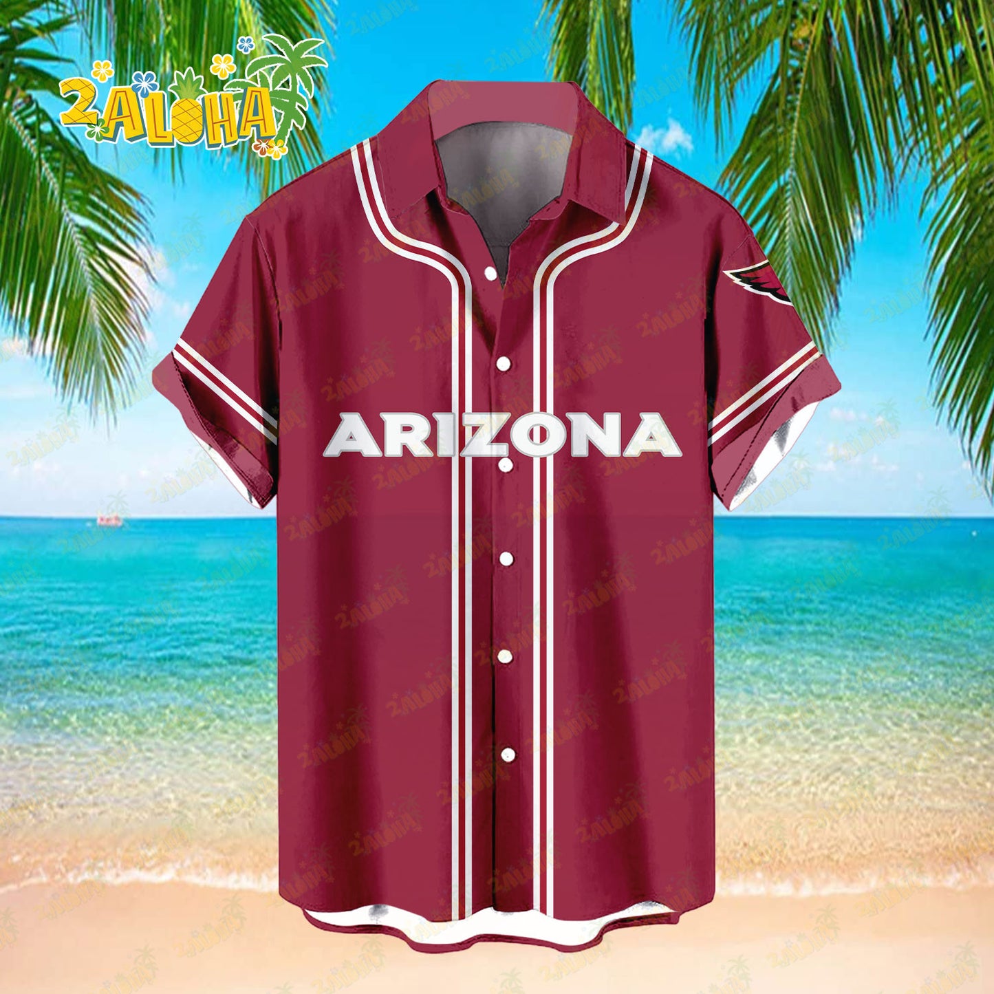 Arizona Cardinals | Classic Color Hawaiian Shirt NFL S3 - Welcome to 2 Aloha