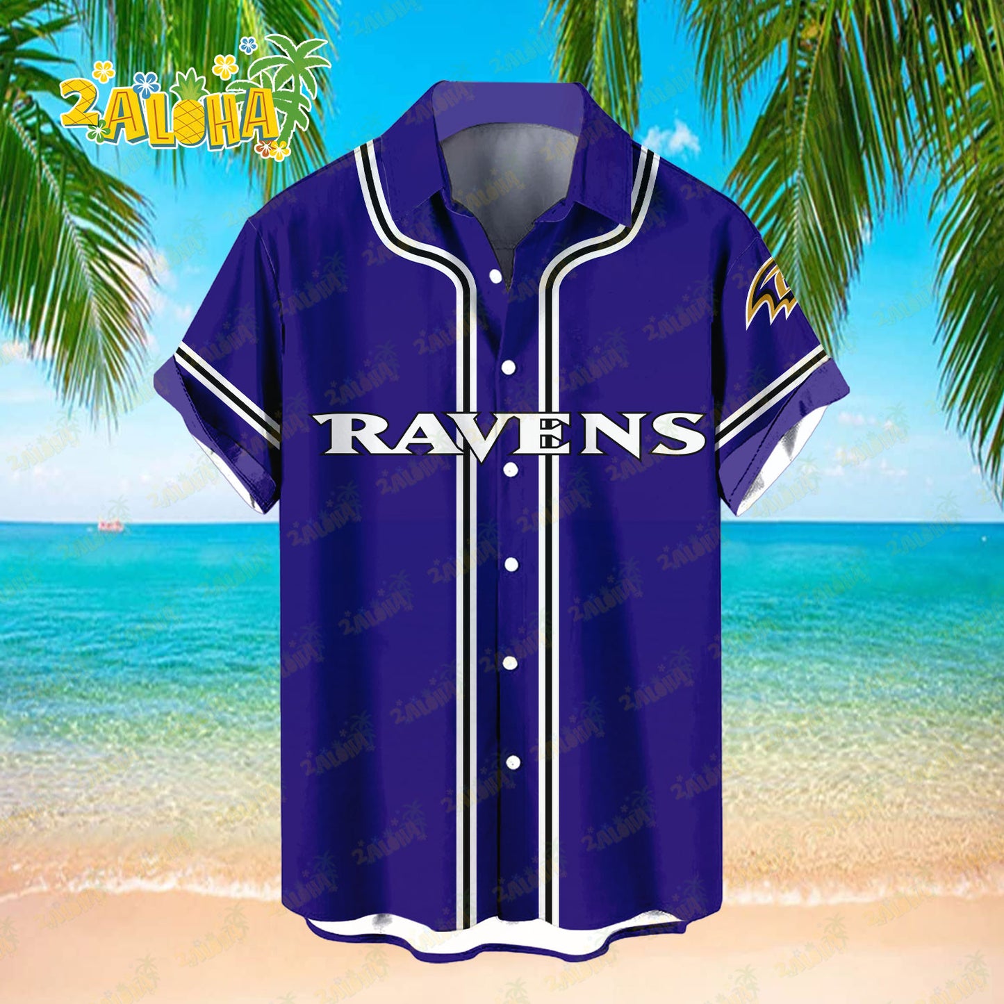 Baltimore Ravens | Classic Color Hawaiian Shirt NFL S3 - Welcome to 2 Aloha