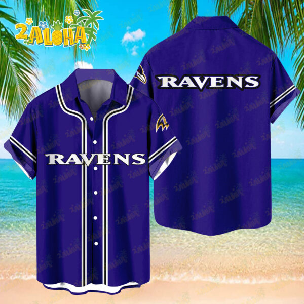 Baltimore Ravens | Classic Color Hawaiian Shirt NFL S3 - Welcome to 2 Aloha
