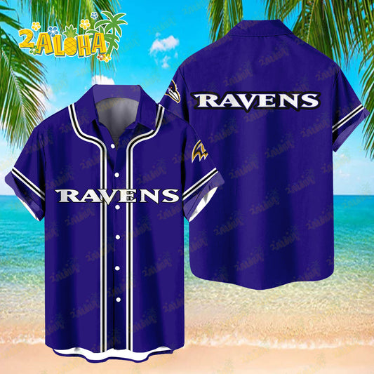 Baltimore Ravens | Classic Color Hawaiian Shirt NFL S3 - Welcome to 2 Aloha