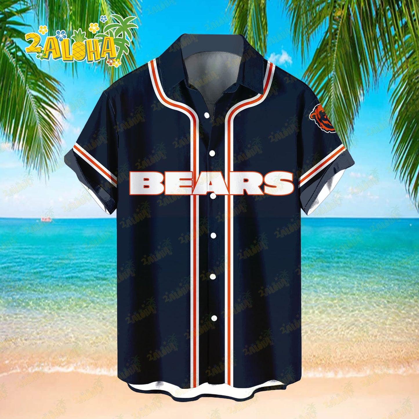 Chicago Bears | Classic Color Hawaiian Shirt NFL S3 - Welcome to 2 Aloha
