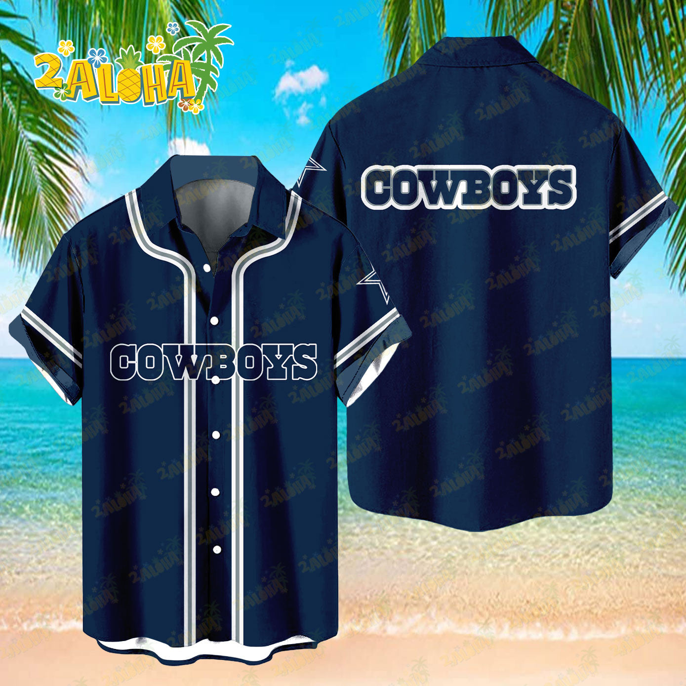 Dallas Cowboys | Classic Color Hawaiian Shirt NFL S3 - Welcome to 2 Aloha