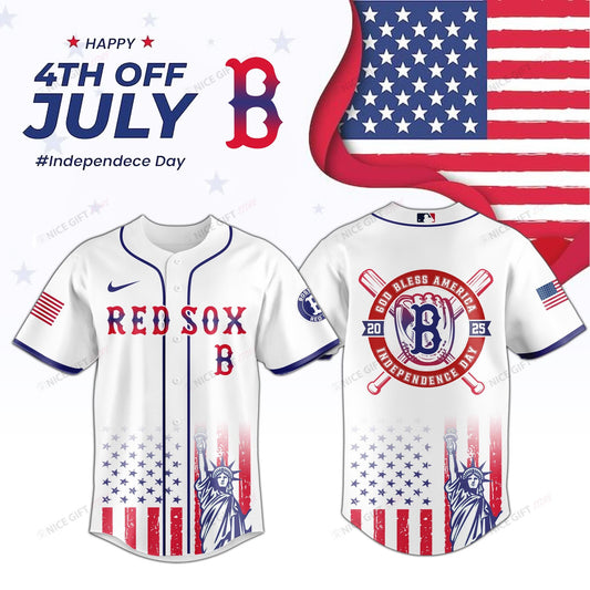 Boston Red Sox Baseball Jersey Nicegift BBJ-D8B6