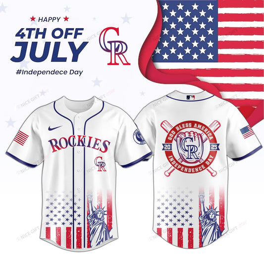 Colorado Rockies Baseball Jersey Nicegift BBJ-E3X3