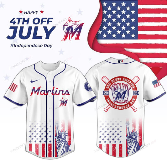 Miami Marlins Baseball Jersey Nicegift BBJ-J2U7
