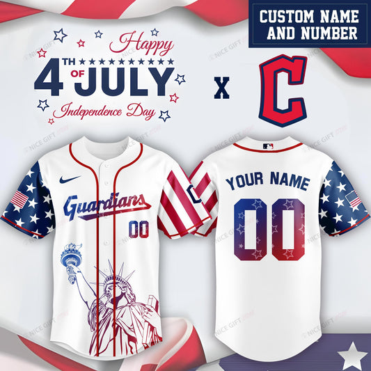 Cleveland Guardians (Your Name & Number) Baseball Jersey Nicegift BBJ-P2O7