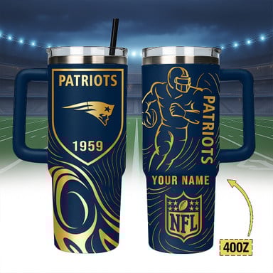 Custom New England Patriots NFL Tumbler 40Oz For Fan - Limited Edition