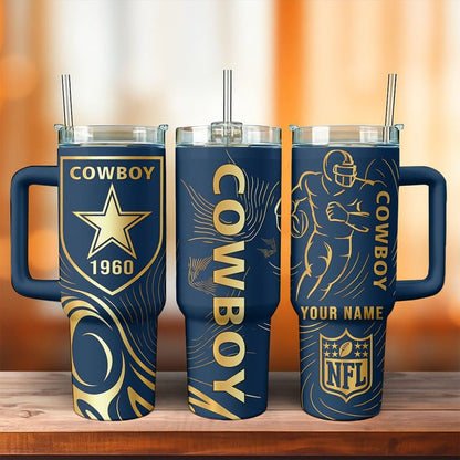 Custom Dallas Cowboys NFL Tumbler 40Oz For Fan - Limited Edition