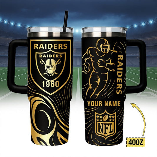 Custom Las Vegas Raiders NFL Tumbler 40Oz For Fan - Limited Edition