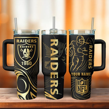 Custom Las Vegas Raiders NFL Tumbler 40Oz For Fan - Limited Edition