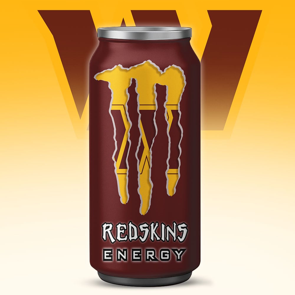 Washington Commanders Monster Energy x NFL – Tumbler Gift for Fans