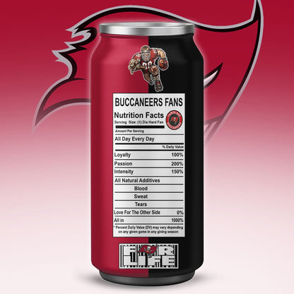 Tampa Bay Buccaneers Monster Energy x NFL – Tumbler Gift for Fans