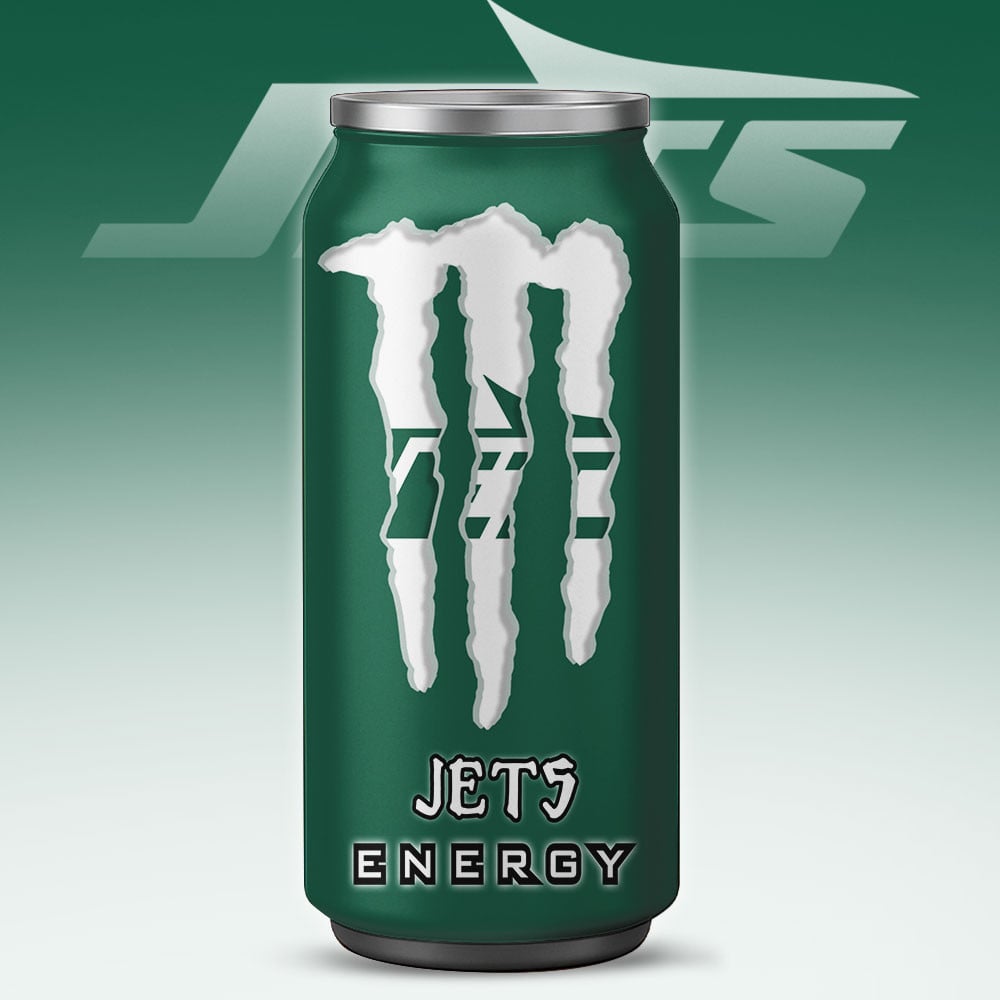 New York Jets Monster Energy x NFL – Tumbler Gift for Fans