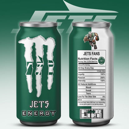 New York Jets Monster Energy x NFL – Tumbler Gift for Fans