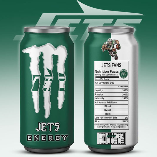 New York Jets Monster Energy x NFL – Tumbler Gift for Fans