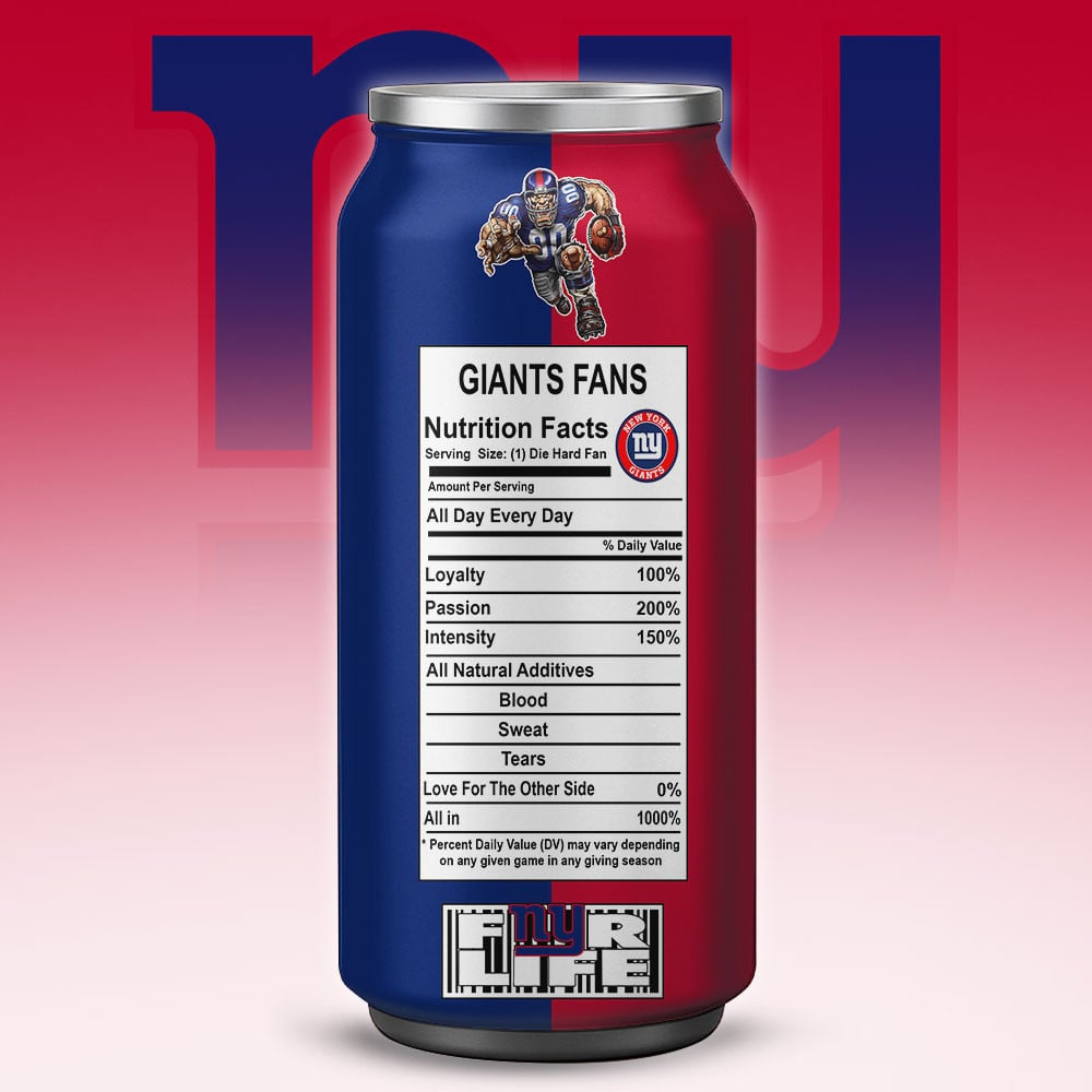 New York Giants Monster Energy x NFL – Tumbler Gift for Fans