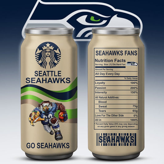 Seattle Seahawks Starbucks x NFL Can Tumbler