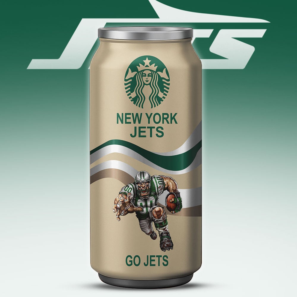 New York Jets Starbucks x NFL Can Tumbler