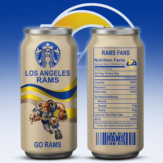 Los Angeles Rams Starbucks x NFL Can Tumbler