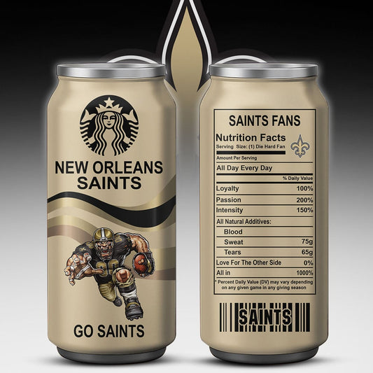 New Orleans Saints Starbucks x NFL Can Tumbler