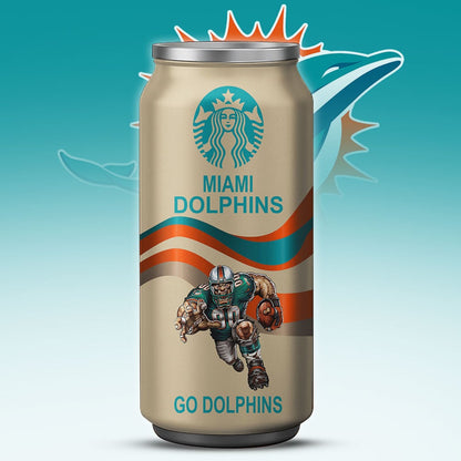 Miami Dolphins Starbucks x NFL Can Tumbler