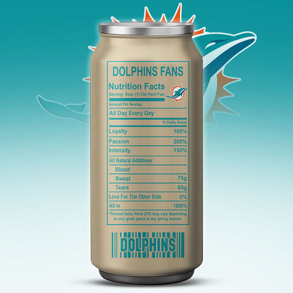 Miami Dolphins Starbucks x NFL Can Tumbler