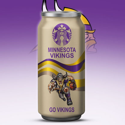 Minnesota Vikings Starbucks x NFL Can Tumbler