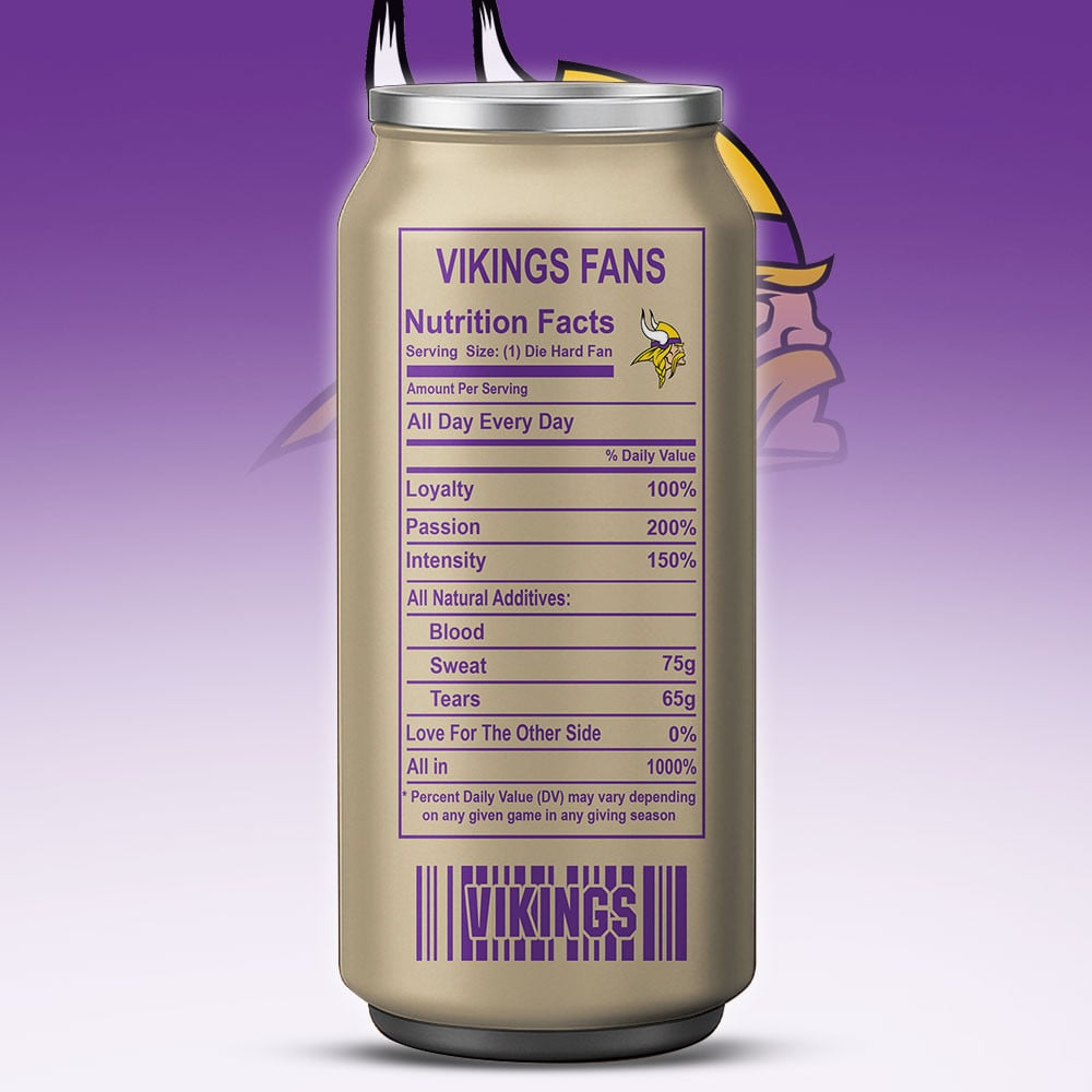 Minnesota Vikings Starbucks x NFL Can Tumbler