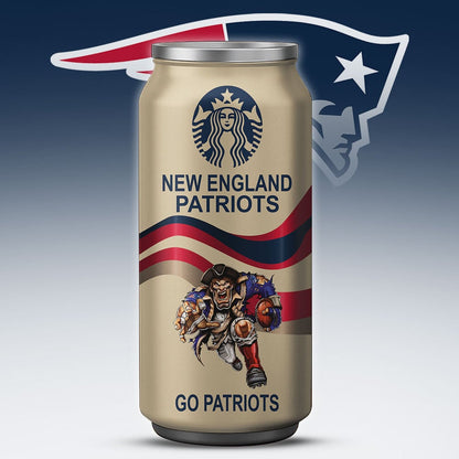 New England Patriots Starbucks x NFL Can Tumbler