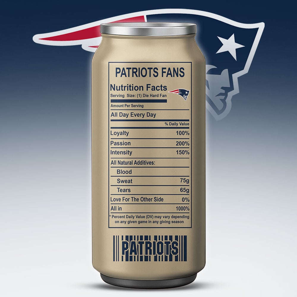 New England Patriots Starbucks x NFL Can Tumbler