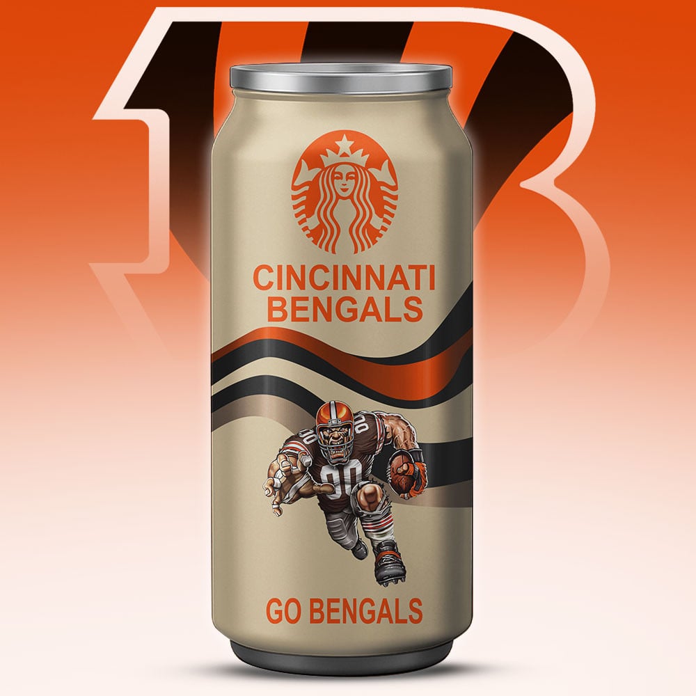 Cincinnati Bengals Starbucks x NFL 40 OZ Tumbler