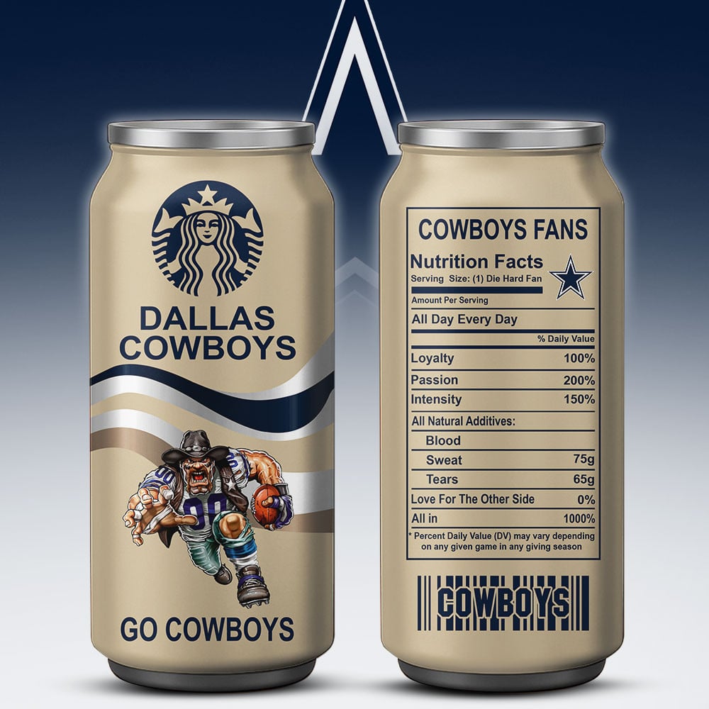 Dallas Cowboys Starbucks x NFL Can Tumbler