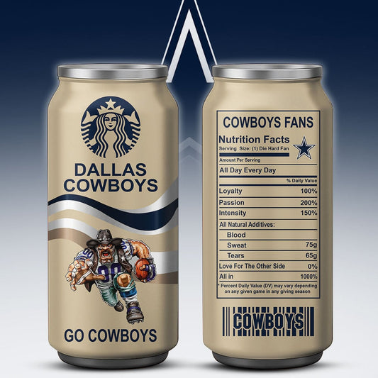 Dallas Cowboys Starbucks x NFL Can Tumbler