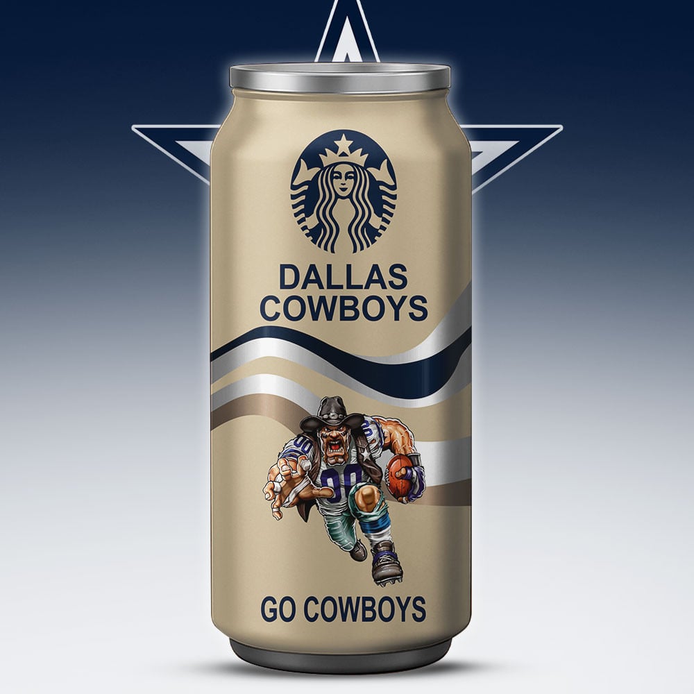 Dallas Cowboys Starbucks x NFL Can Tumbler