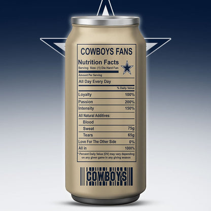 Dallas Cowboys Starbucks x NFL Can Tumbler