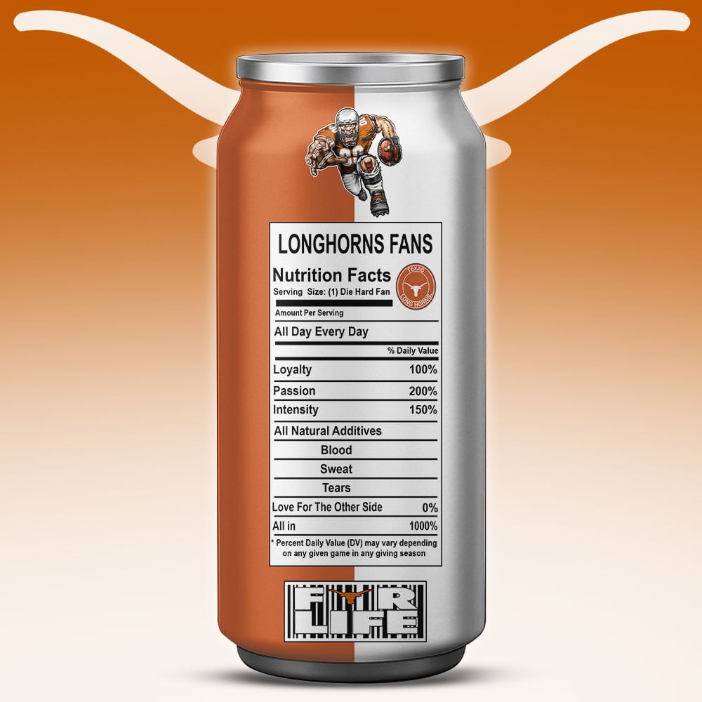 Texas Longhorns Monster Energy x NCAA – Tumbler Gift for Fans