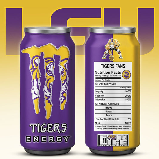 LSU Tigers Monster Energy x NCAA – Tumbler Gift for Fans