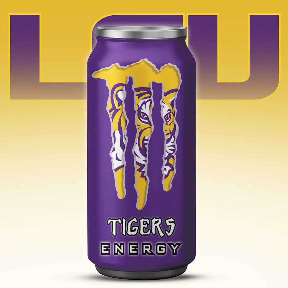 LSU Tigers Monster Energy x NCAA – Tumbler Gift for Fans