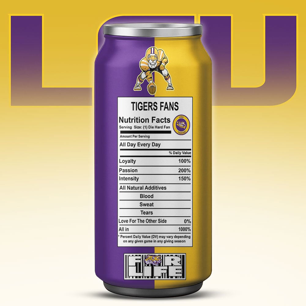 LSU Tigers Monster Energy x NCAA – Tumbler Gift for Fans