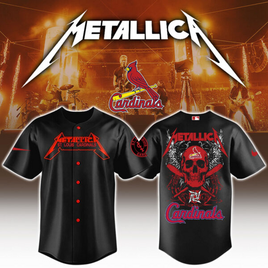 St.Louis Cardinals MLB x Metallica Edition Jersey