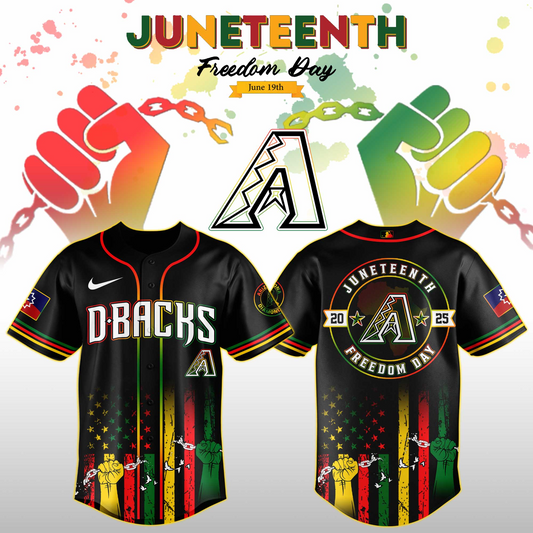 Arizona Diamondbacks MLB X Juneteenth Day Jersey Edition Jersey 2025
