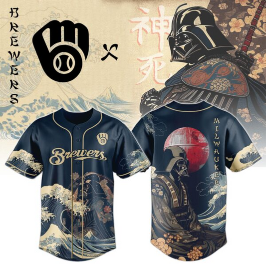 Milwaukee Brewers MLB x Lord Vader Japan Edition Jersey