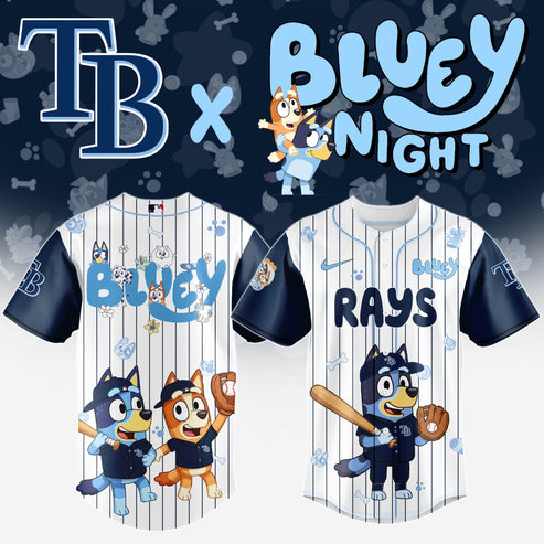 Tampa Bay Rays MLB x Bluey And Bingo Special Edition Jersey 2025