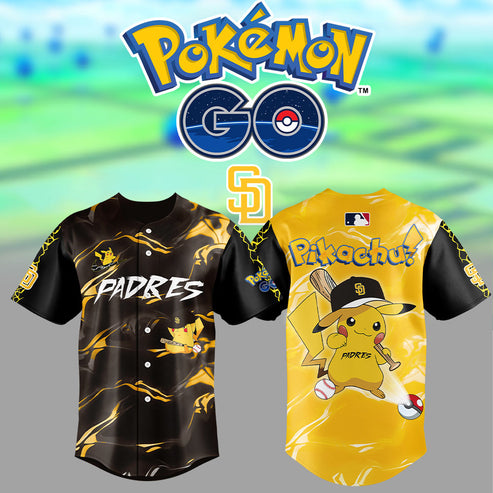 San Diego Padres  x Pokémon Go Baseball Jersey Editions Limited