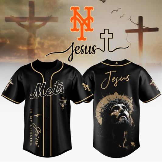 New York Mets MLB x Jesus Jersey Limited Edition