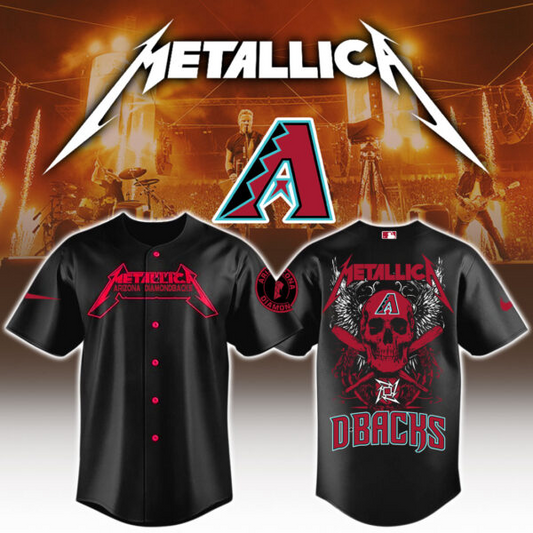 Arizona Diamondbacks MLB x Metallica Edition Jersey