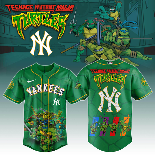 New York Yankees x Ninja Turtles Night Game Limited Edition Jersey 2025