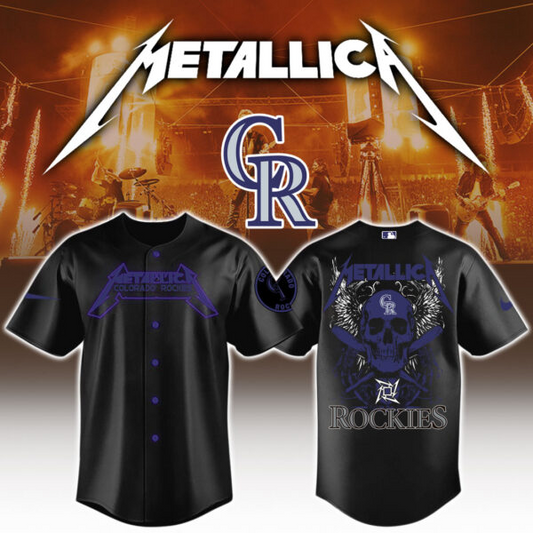 Colorado Rockies MLB x Metallica Edition Jersey