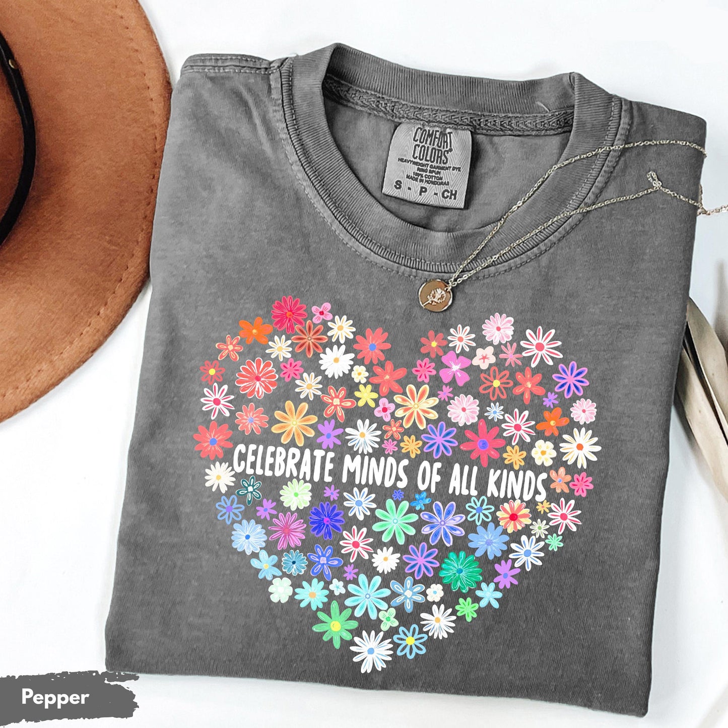Comfort Colors Celebrate Minds of All Kinds Shirts