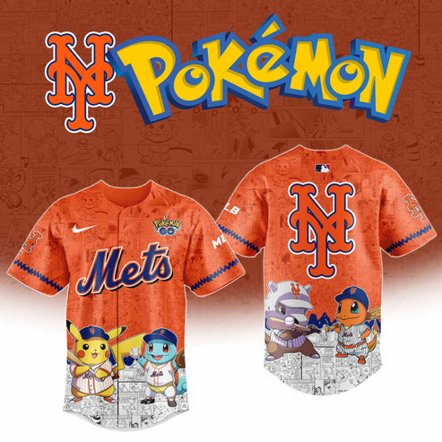 New York Mets x Polemon GO Special Edition Jersey